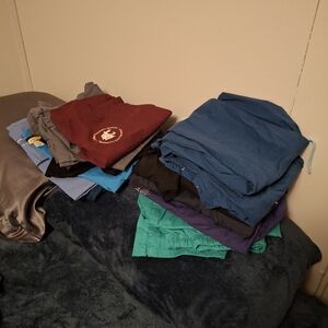 Collection Of Medical Veterinary Scrubs Pants Tops Shirts WSU Wink